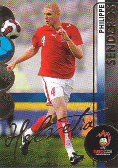 Philippe Senderos Switzerland Panini Euro 2008 Card Collection #82